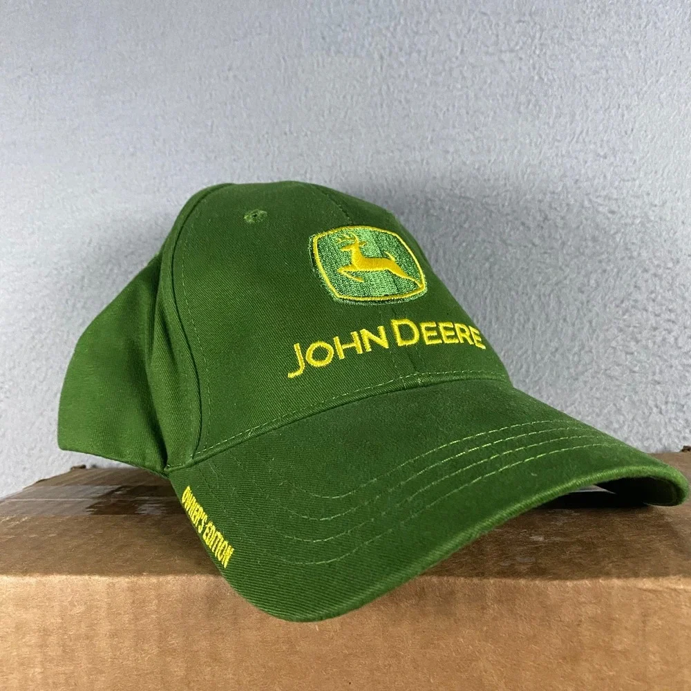 John Deere Green Owners Edition Baseball Cap Nothing Runs Like A Deere Hat